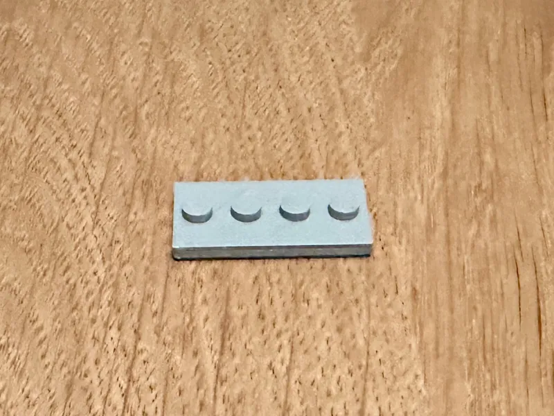2x4 tile with 4 studs - jumper plate extended