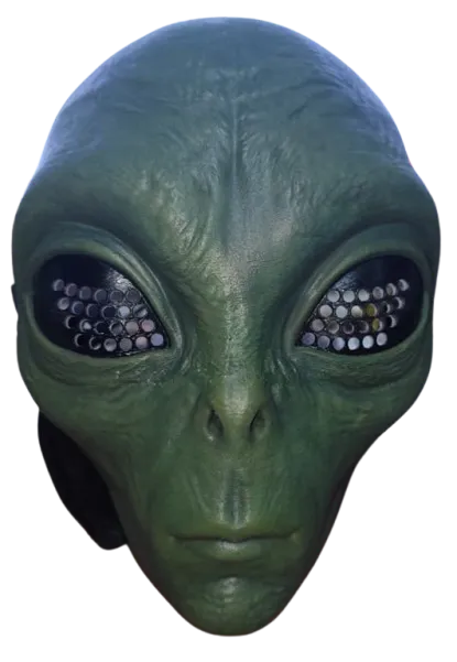 Alien Face Design Alien Mask - Free 3D Print Model - MakerWorld