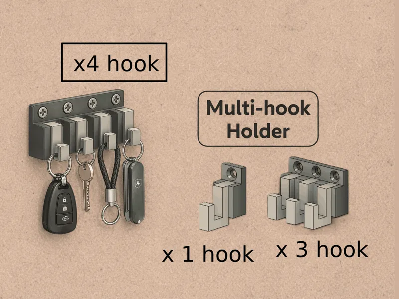 multi hook holder