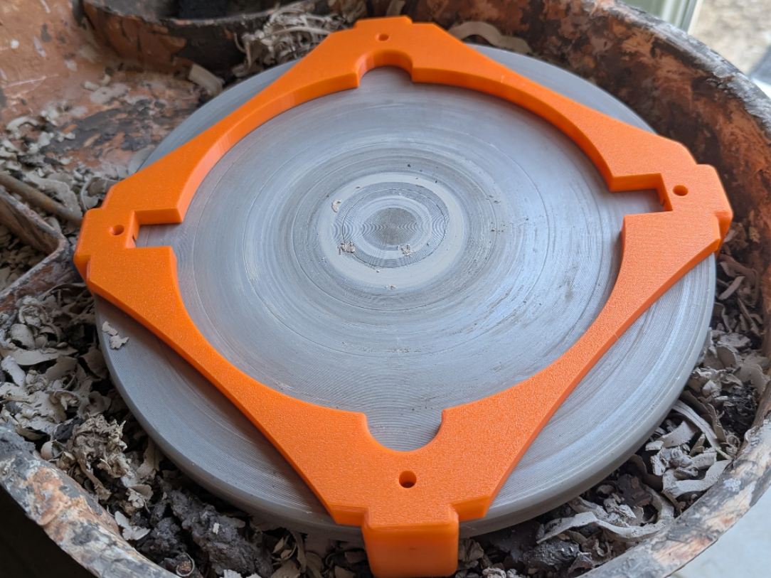 250 mm Potter Wheel  Adapter - for Moist's Chucks 