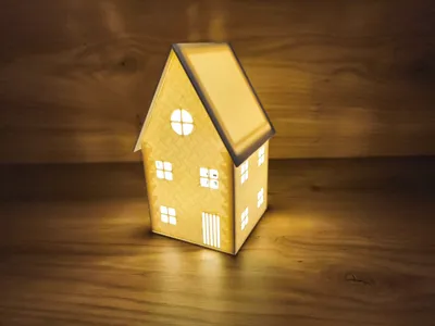 Christmas tealight house LED