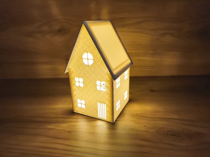 Christmas tealight house LED
