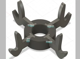 Hanger compatible with Roben klondike tent pole