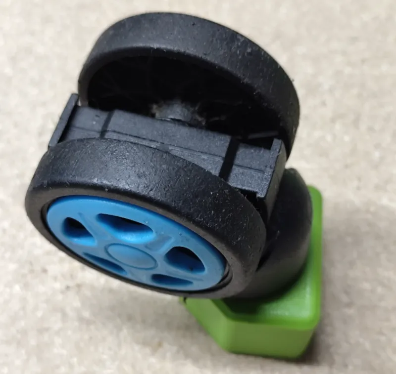 Chair wheel base for shelving units/racks
