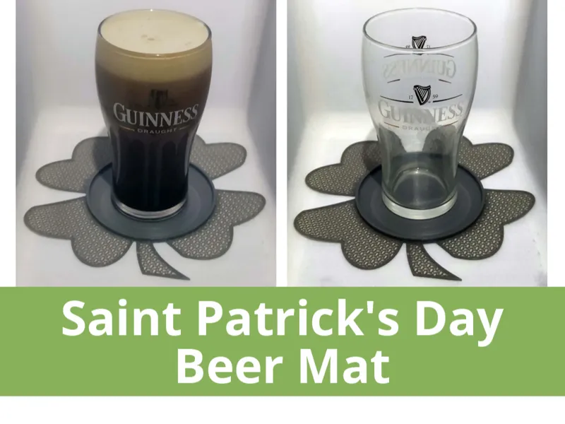 Saint Patrick's Day Beer Mat