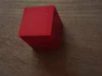 Cube simple 2 x 2 x 2 cm — photo 1