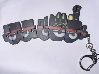 Old Flexi Steam Train keychain