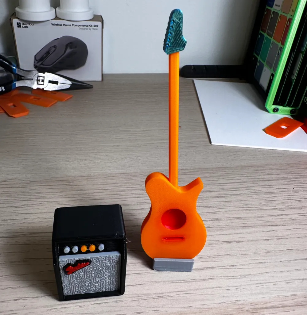 Dummy 13 Guitar Stand - Free 3D Print Model - MakerWorld