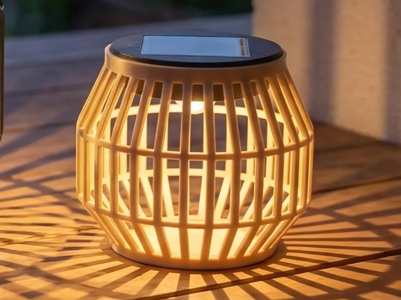 Moderne LED-Solar Garten Tischleuchte