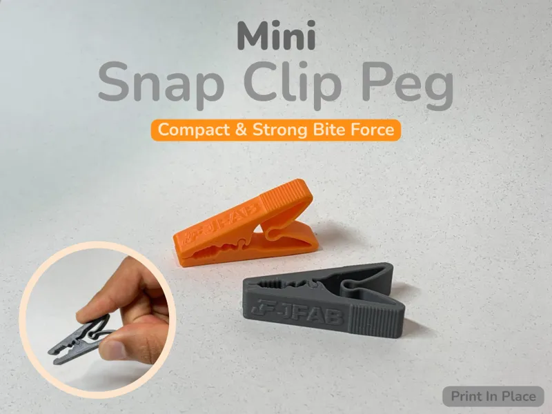 Mini Snap Clip Peg