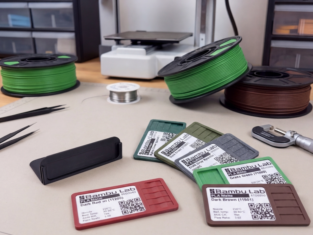 Filament Swatch and holder