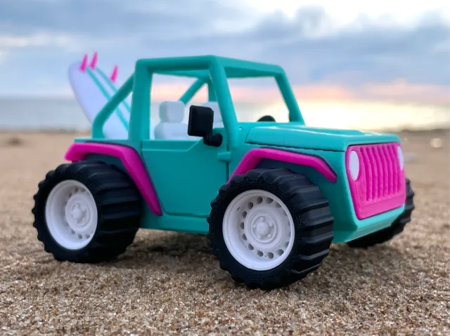 BEACH SURFER JEEP - model kit