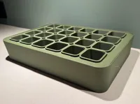 Plateau de semis 24 pots avec couvercle — photo 2
