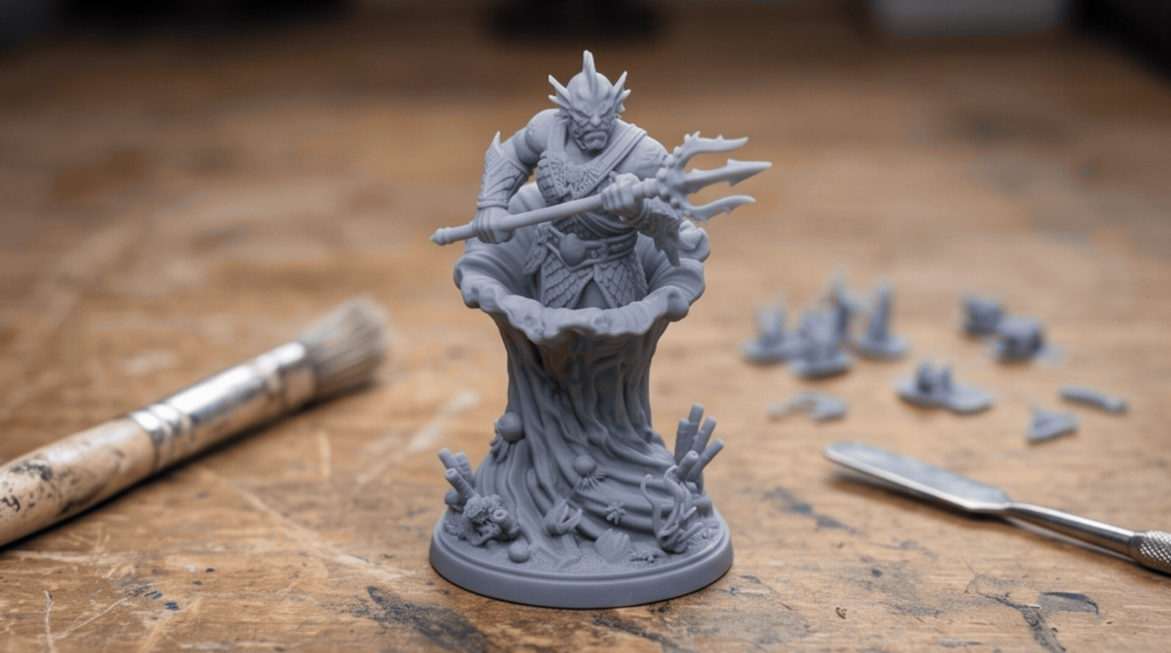 Triton Deep Warden | RPG Mini