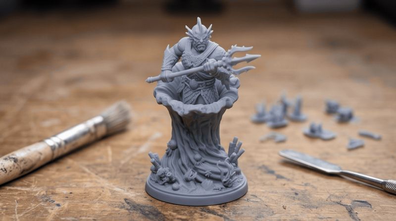 Triton Deep Warden | RPG Mini