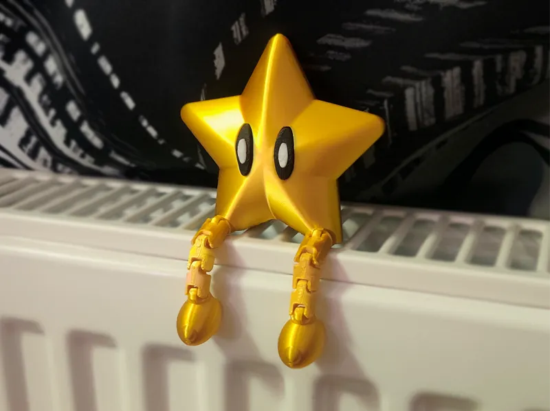 Christmas Super Star Articulated (SUPER MARIO)