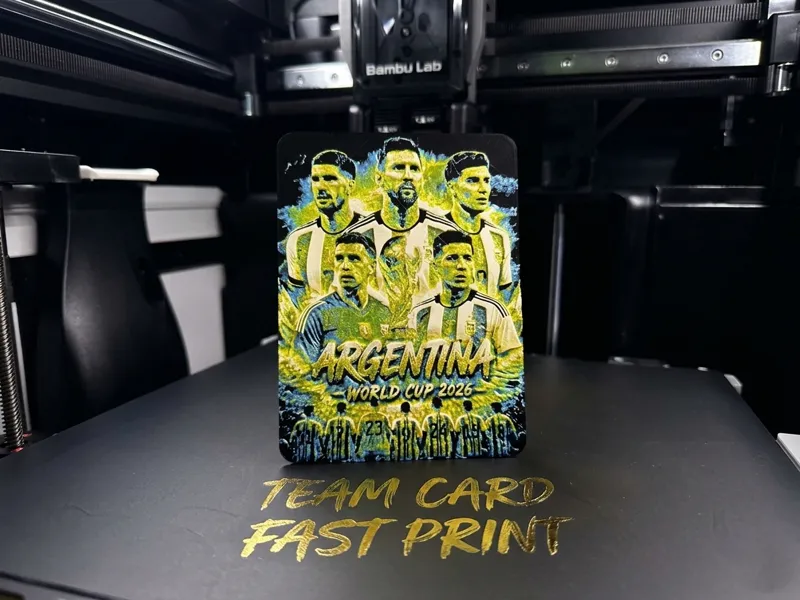 Argentina World Cup Team Card