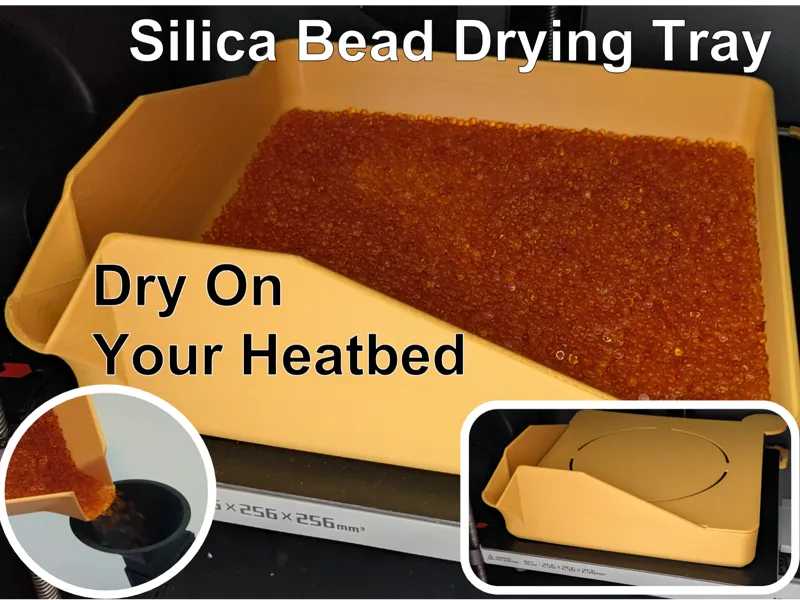 Silica Bead Drying Tray For Heatbed Drying 
