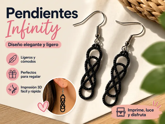 Pendientes Infinity - Doble infinito