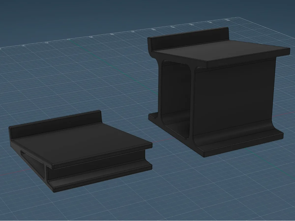 Supports d'enceintes de bureau inclinés