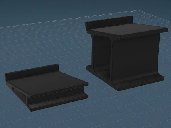 Supports d'enceintes de bureau inclinés