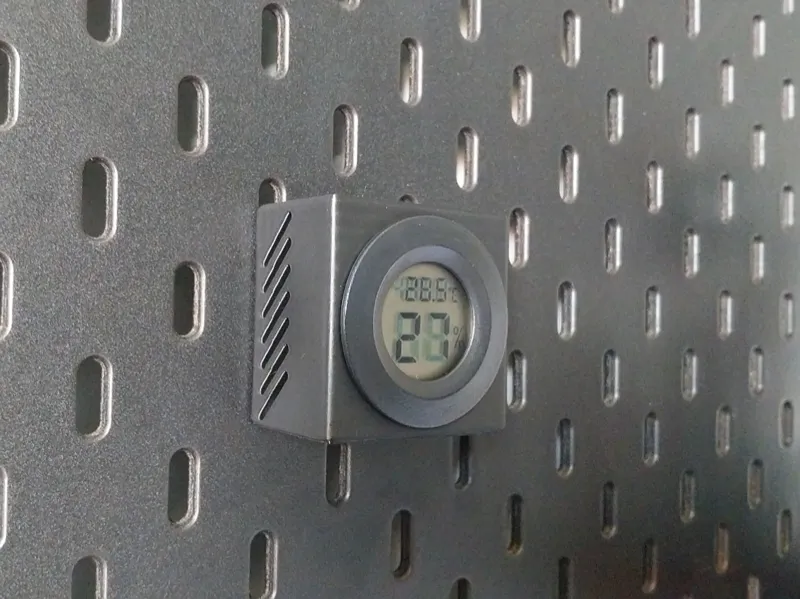 IKEA Skadis Holder for Mini Digital Hygrometer