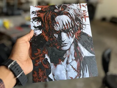 Shanks - One Piece Hueforge