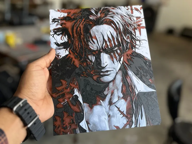 Shanks - One Piece Hueforge