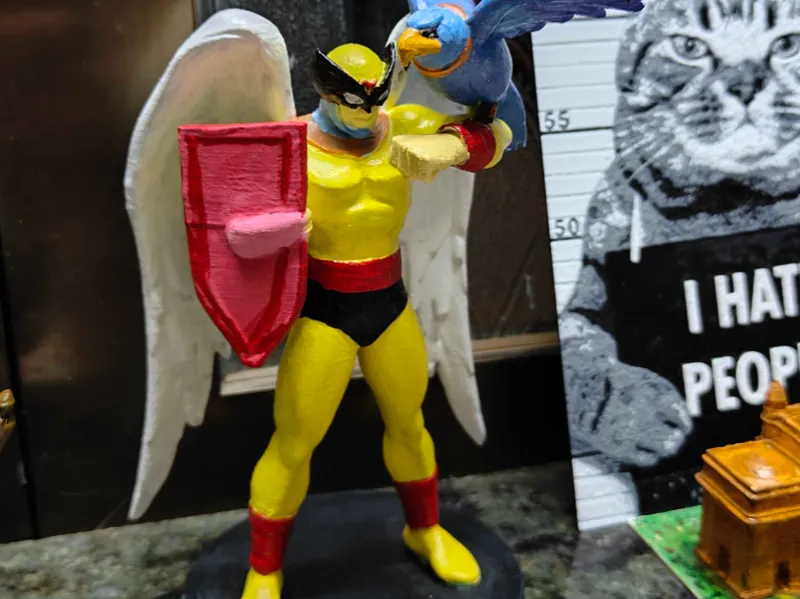 Birdman with bird