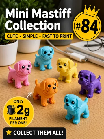 Objeto manipulable: Mini Mastiff Fidget - Micro Zoo — vista de referencia 2