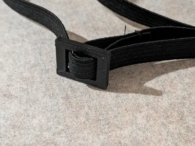 5mm Elastic Belt Buckle and Clip