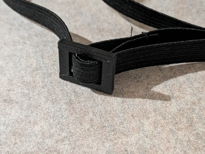 5mm Elastic Belt Buckle and Clip