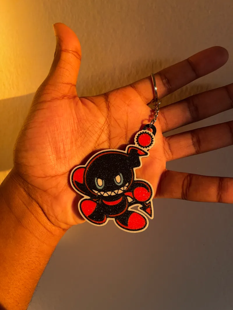 Dark Chao Keychain 
