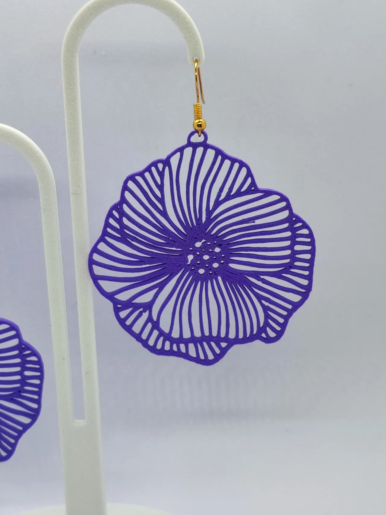Pendientes flor view 4
