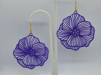 Pendientes flor
