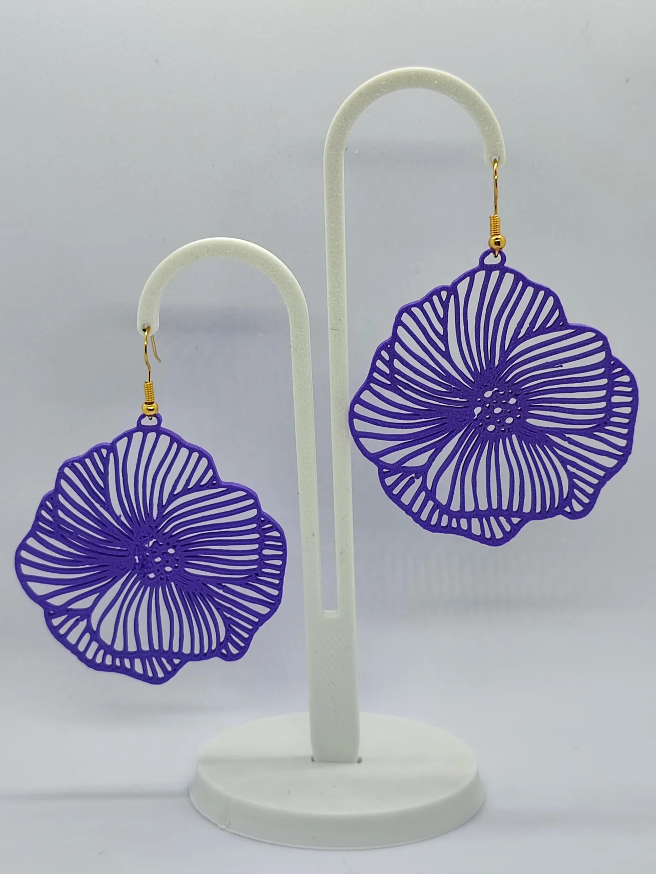 Pendientes flor view 3