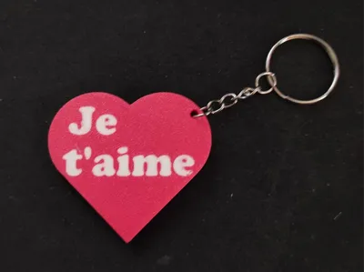 Valentine's day  key ring : Je taime