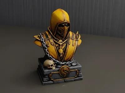 Scorpion (Mortal Kombat) Bust – High Detail