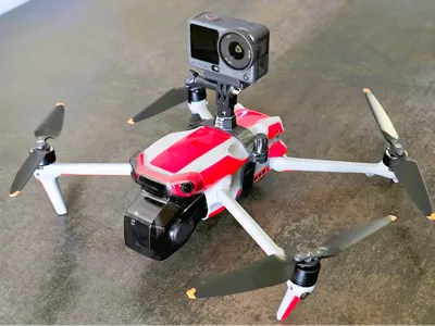 Action cam mount for DJI Air 3 - Air 3S