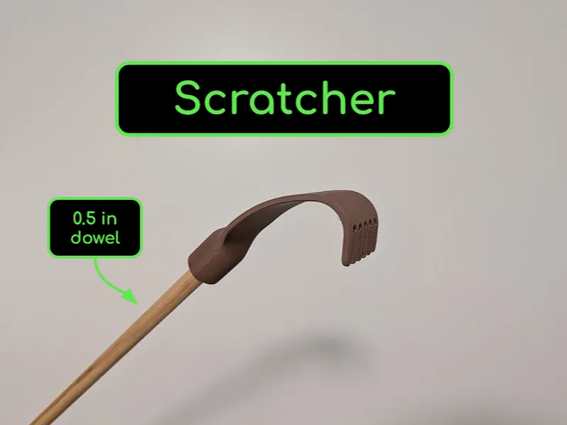 Back Scratcher (with dowel)