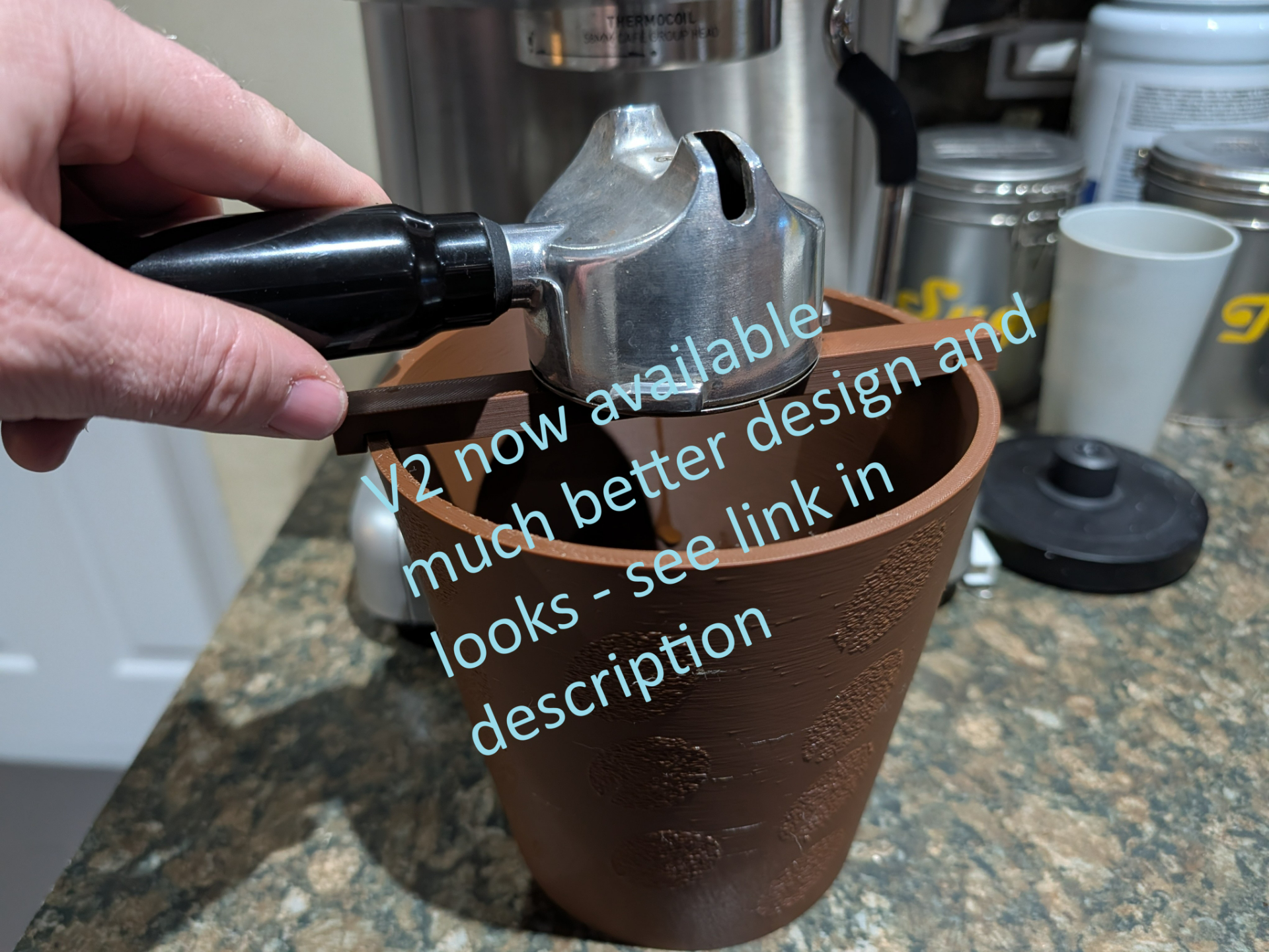 Coffee Grounds Bin