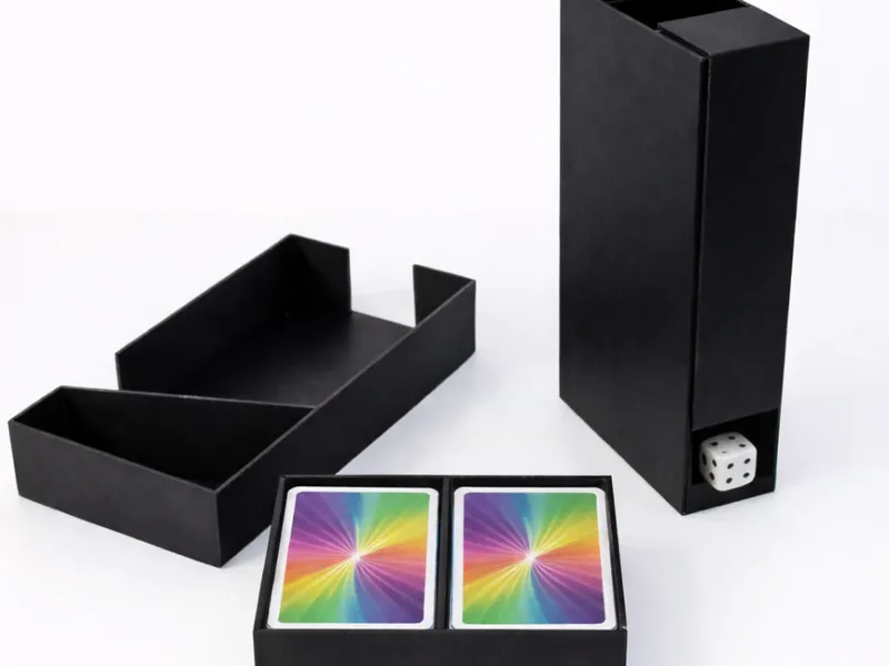 2 in 1 board game box and dice tower