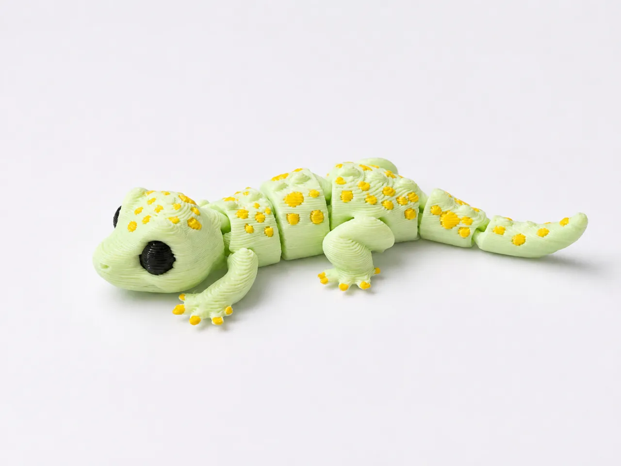Cute Articulated Gecko – Flexi Print-in-Place view 3