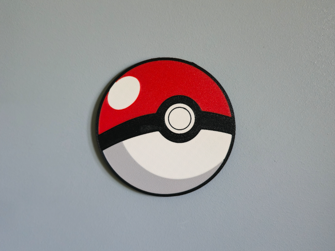 Pokeball Classique – Version 2D Flat 