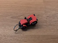 Tractor keychain without a cab