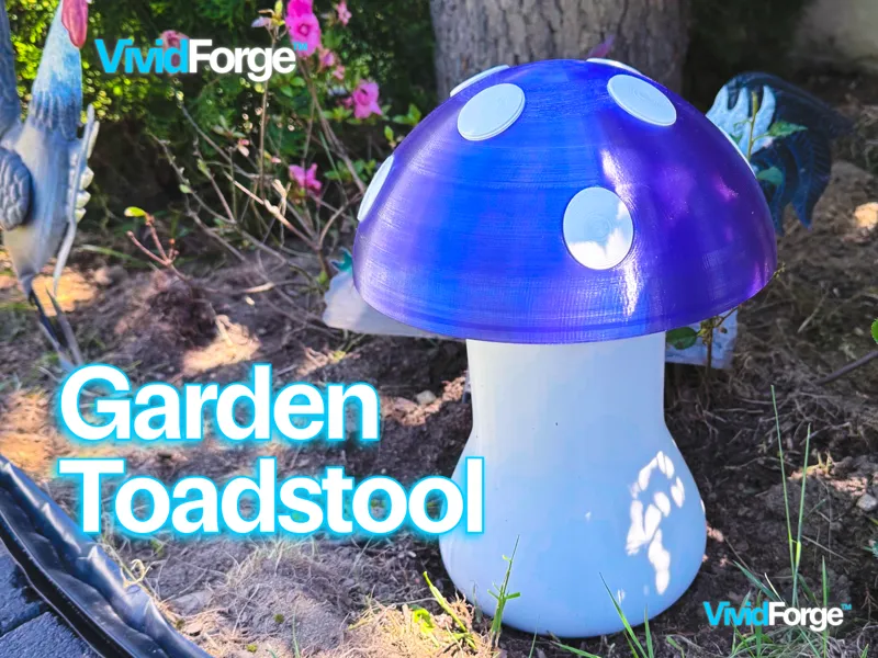 Garden Toadstool Solar & Modular | Customizable 