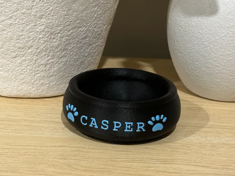 Pet Bowl Expandable and Change Of Name and Colours