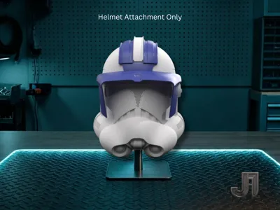 Phase II Clone Trooper Inspired Blue Visor Trim