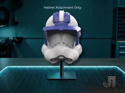 Phase II Clone Trooper Inspired Blue Visor Trim
