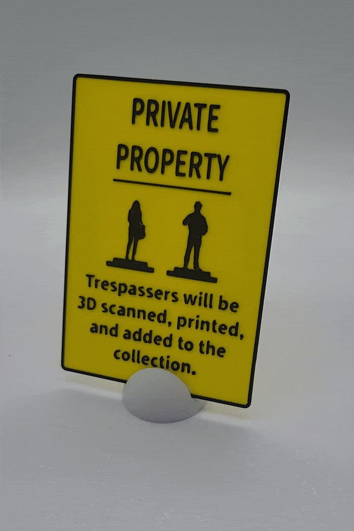Trespassers will be printed